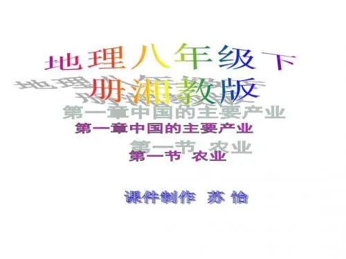 4.2工业课件(湘教版八上) (共21张PPT)