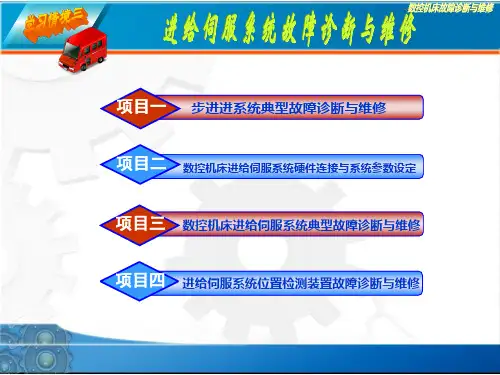 《数控机床故障诊断与维修》第三章进给伺服系统故障诊断与维修