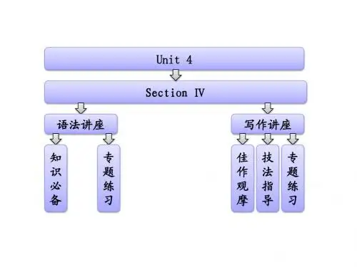 高中英语 Unit 4  Section Ⅳ Grammar & Writing课件 新人教版选修6