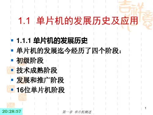 单片机概述 (2)PPT课件