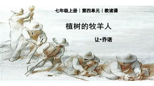 七年级上册语文人教版 13《植树的牧羊人》 课件 