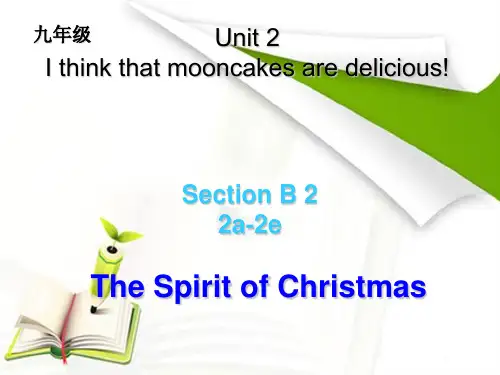 人教九年级Unit2Section B  2a-2e(共32张PPT)
