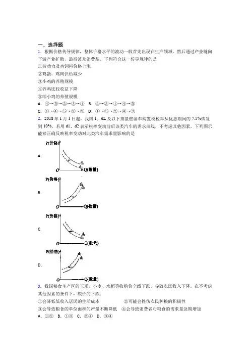 2021年最新时事政治—价格变动对生产经营影响的图文解析