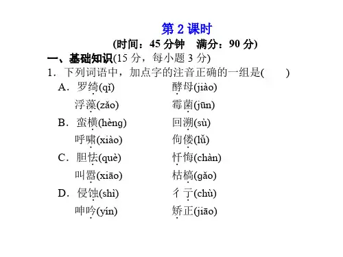 高一语文中国现代诗二首4(教学课件201911)
