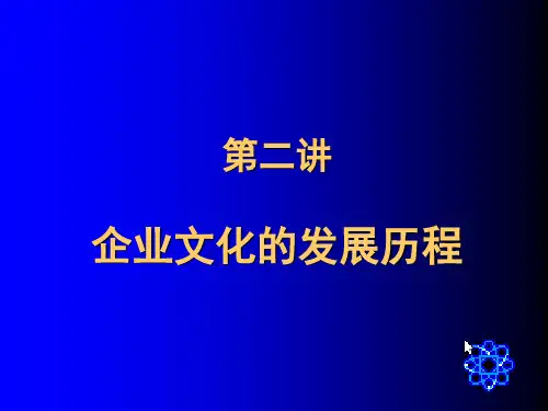 企业文化的发展历程概述(PPT 80页)