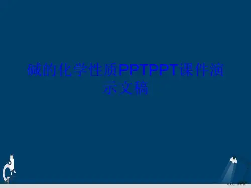 碱的化学性质PPTPPT课件演示文稿