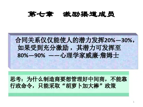 07渠道成员激励
