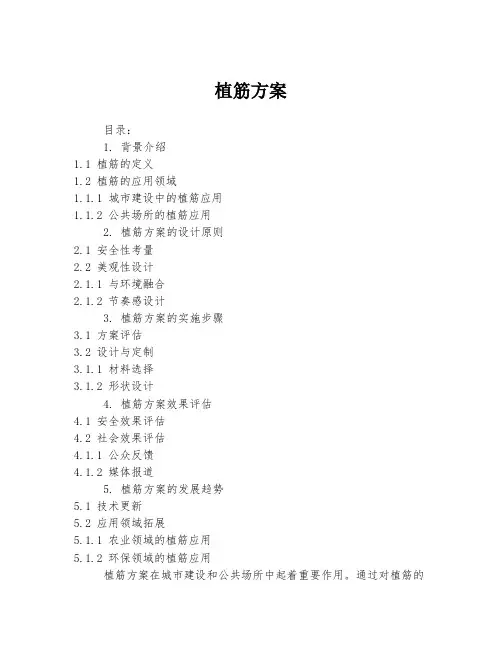 植筋方案 