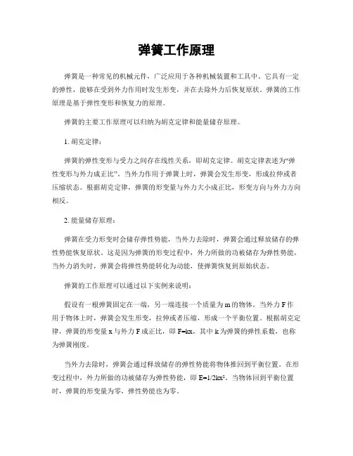 弹簧工作原理
