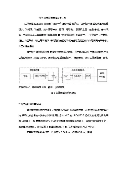 红外遥控原理及解码程序