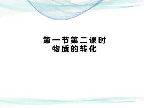 新教材《物质的分类及转化》PPT