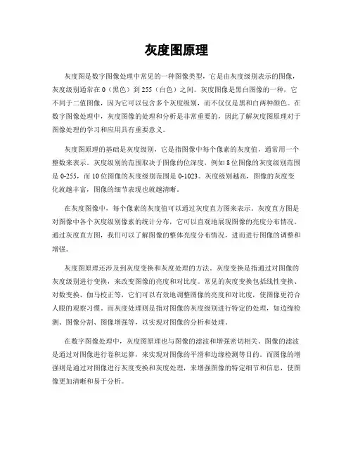 灰度图原理