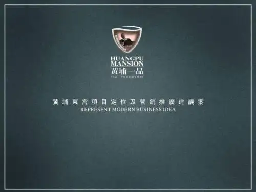 武汉黄埔东宫项目定位及营销推广建议案