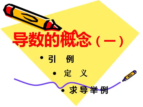 导数概念ppt
