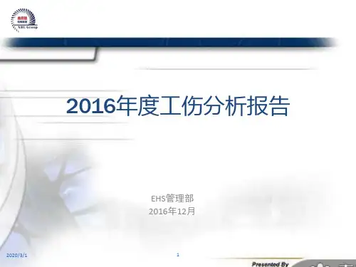 工伤分析报告PPT课件