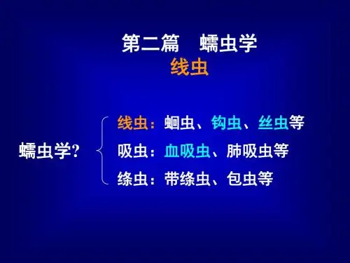 蛔虫鞭虫蛲虫PPT精品医学课件