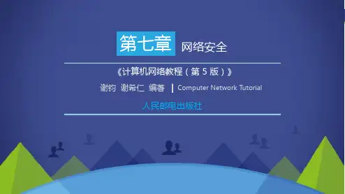 计算机网络教程谢钧谢希仁第5版微课版PPT