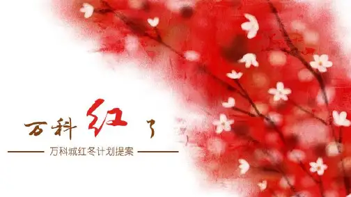 万科 红 系列活动提案