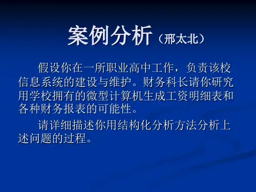 SA案例分析