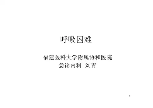 呼吸困难(协和)