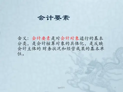 会计要素--ppt课件