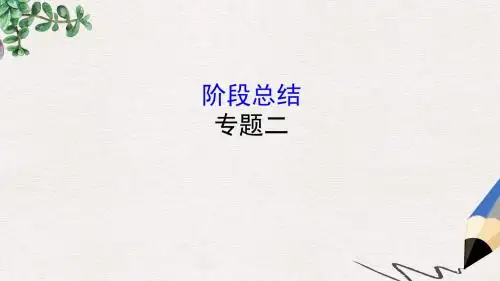 高考历史一轮复习专题二近代中国维护国家主权的斗争阶段总结课件人民版