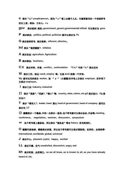 口译符号