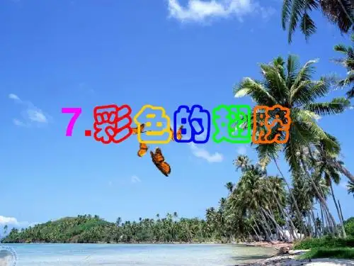 彩色的翅膀PPT课件