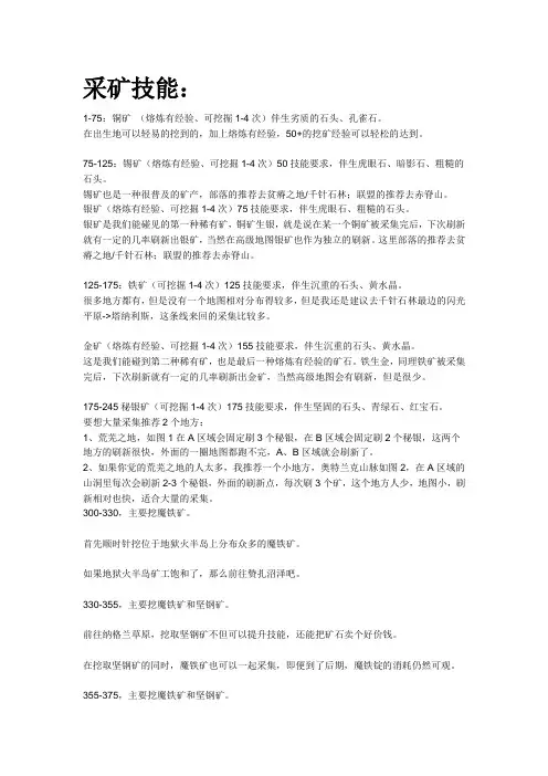 采矿珠宝加工