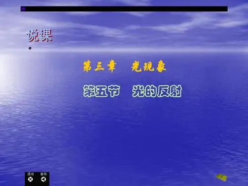 《光的反射》ppt48(说课)