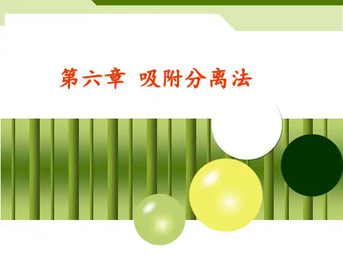 第六章吸附分离法