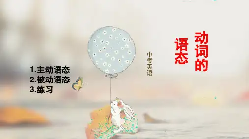 2023年中考英语专题复习--动词的语态课件(26张PPT)