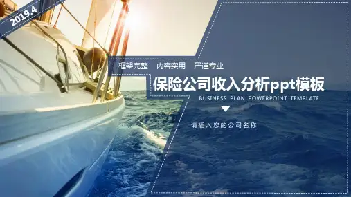 保险行业PPT模板大全(4套)
