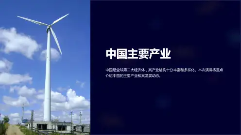 《中国主要产业》课件