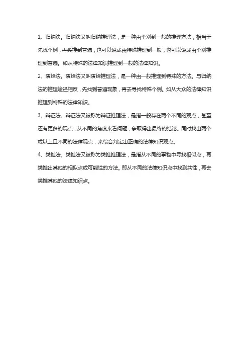 法律推理方法