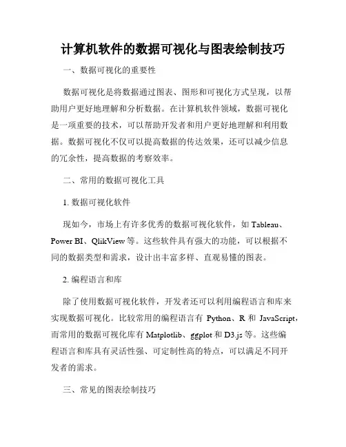 计算机软件的数据可视化与图表绘制技巧