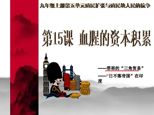 第15课血腥的资本积累课件