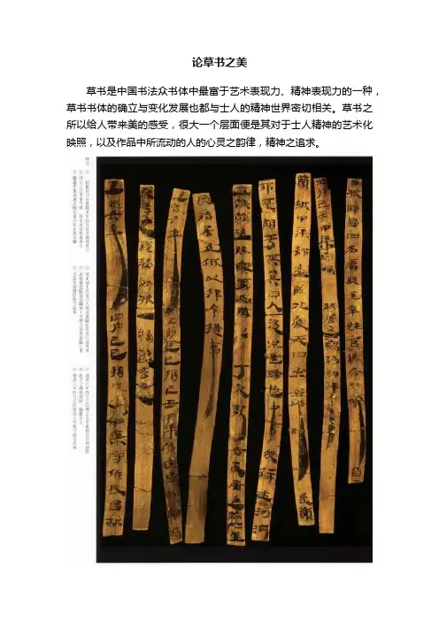 论草书之美