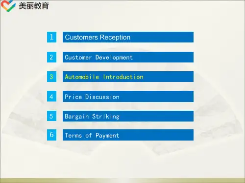 中职教育-《汽车商务英语》第二版课件：Module 3 Automobile Sales(3).ppt