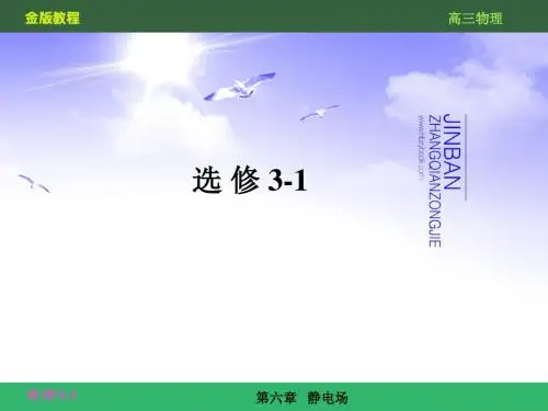 第六章 静电场6-1(新课标复习资料)