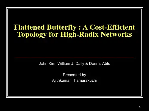 Flattened-Butterflay-A-cost-Efficient-Topology-for