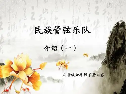 民族管弦乐队介绍