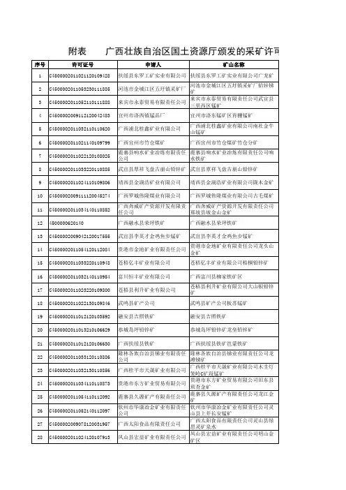 采矿权数据库查询