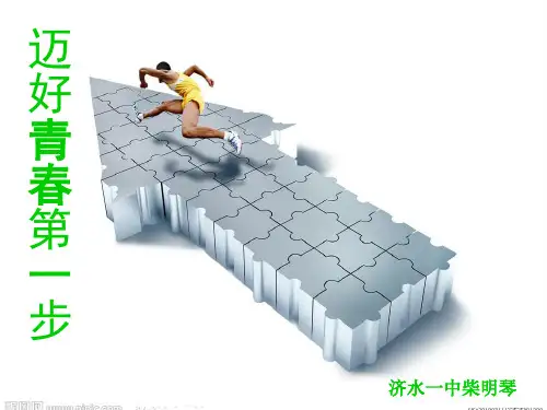 迈好青春第一步主题班会精品ppt课件