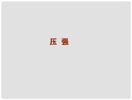八年级物理下册 第9章 压强复习课件 (新版)新人教版