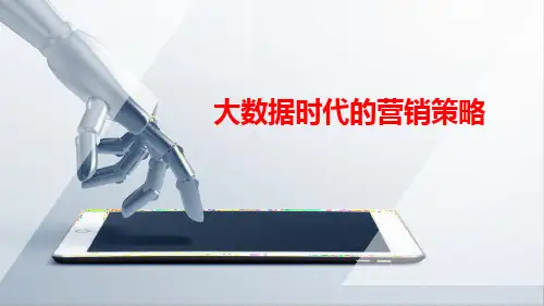 互联网+大数据时代的营销策略分析PPT课件