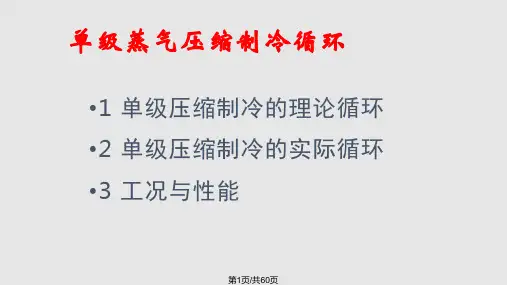 空调制冷制冷原理压焓图PPT课件
