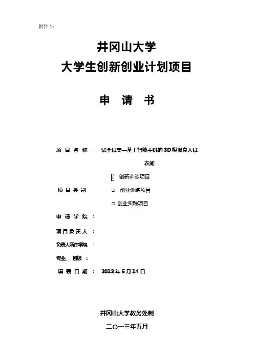 创新创业项目