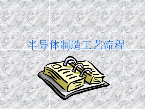 半导体制造工艺流程18432670