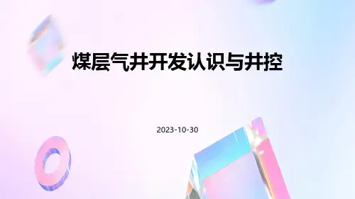 煤层气井开发认识与井控